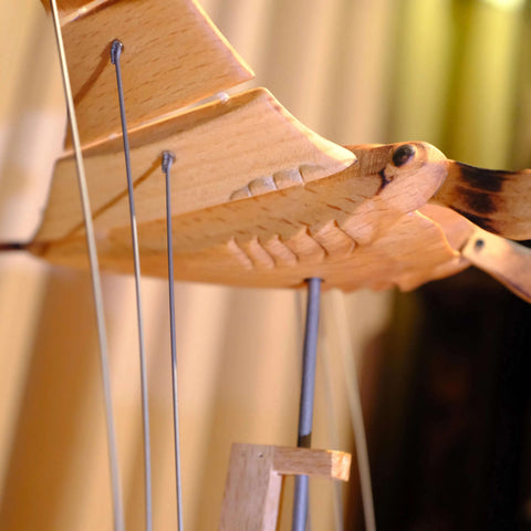 Riyumyi Handcrafted Wooden Manta Ray Automaton