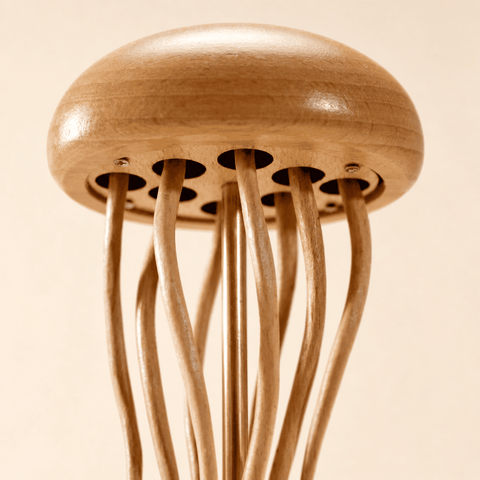 Riyumyi Handcrafted Wooden Jellyfish Automaton（Big）