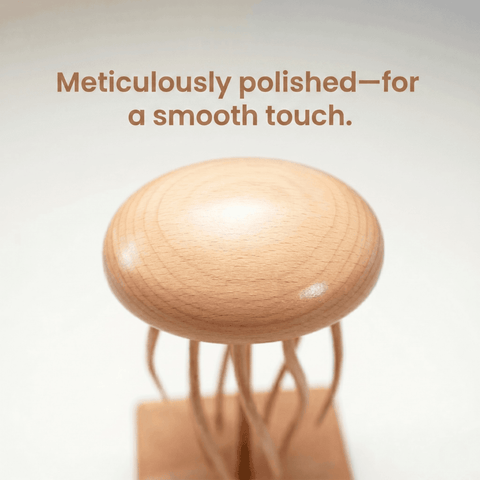 Riyumyi Handcrafted Wooden Jellyfish Automaton